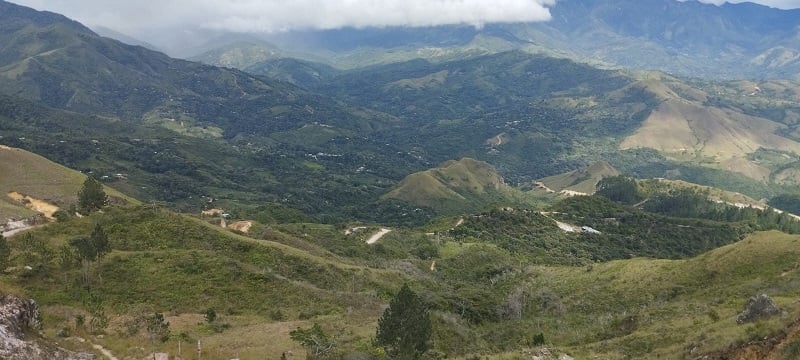 Comunidad de Gatuncito, en el distrito de Santa Fe, en Veraguas.