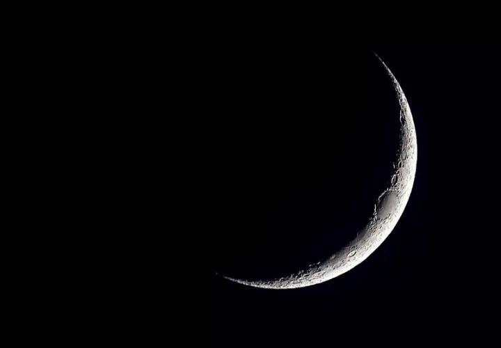 Fotografía de la Luna. Foto/EFE