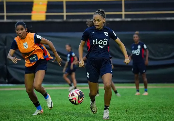 Entrenamiento de la Selección Mayor de Fútbol Femenino de Panamá. Foto: Fepafut